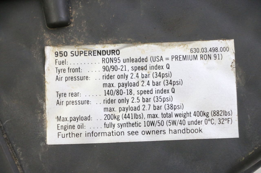 photo de OBUDOWA FILTRA POWIETRZA KTM SUPERENDURO R 950 (2005 - 2009) - Inny kąt widzenia