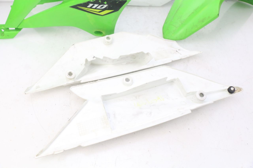 photo de PEŁNY ZESTAW OWIEWEK KAROSERYJNYCH KAWASAKI KLX 110 (2010 - 2022) - Widok główny