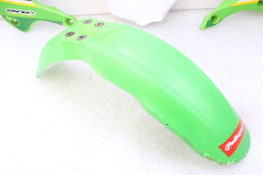 photo de PEŁNY ZESTAW OWIEWEK KAROSERII KAWASAKI KX 65 (2000 - 2019) - Zbliżenie techniczne