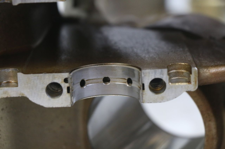 photo de Karter dolny silnika HONDA CBF 500 (2004 - 2007) - Zoom stanu zużycia