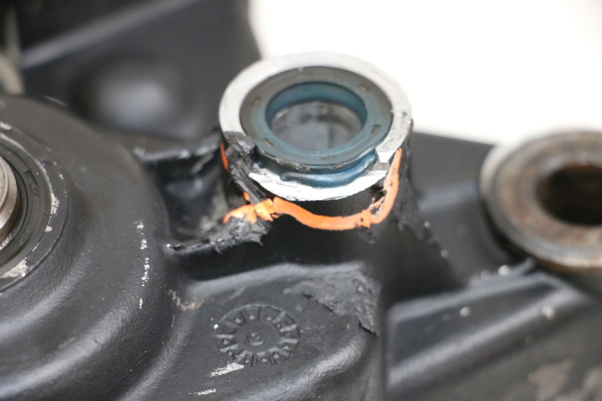 photo de Karter dolny silnika CAGIVA SUPER CITY 125 (1992 - 1997) - Zbliżenie techniczne