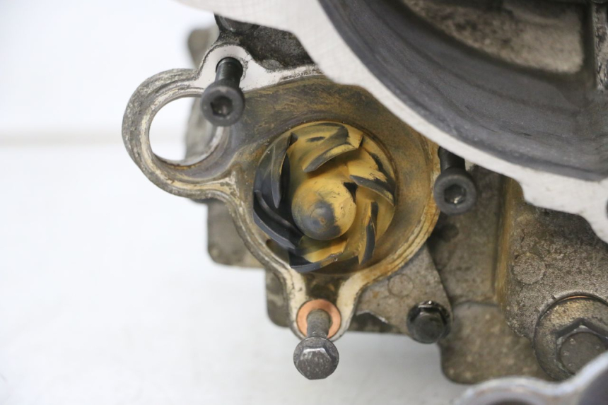 photo de Karter dolny silnika YAMAHA X-MAX XMAX 250 (2006 - 2009) - Struktura - zbliżenie