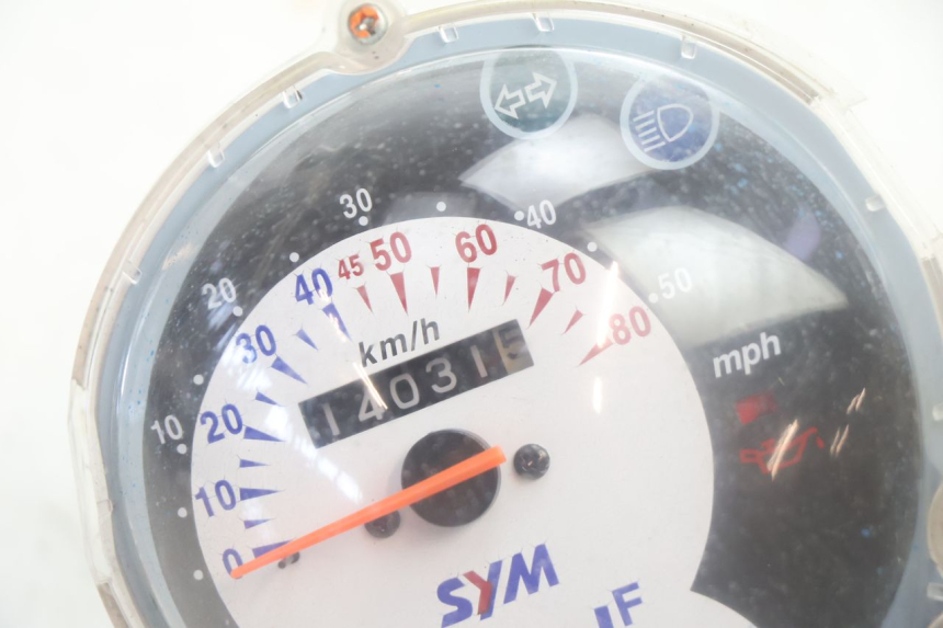 photo de LICZNIK SYM MIO 50 (2005 - 2010) - Zoom stanu zużycia