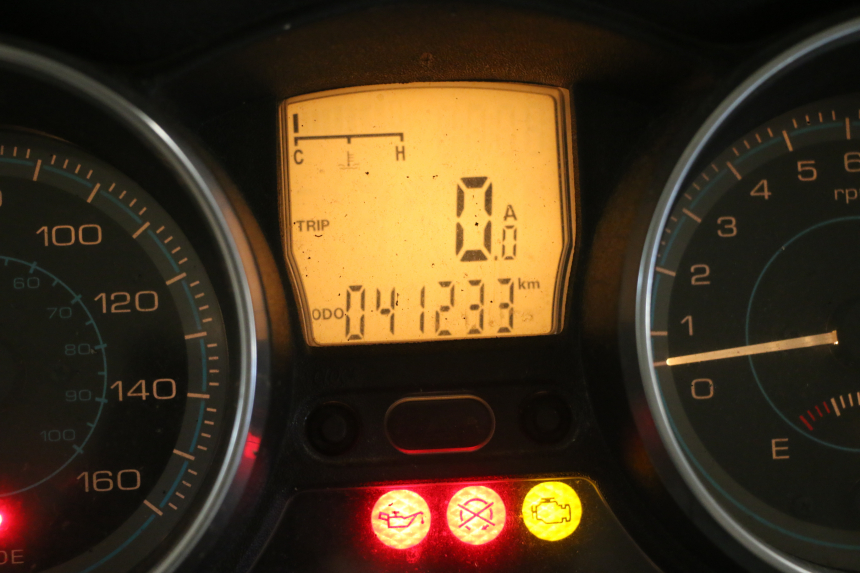 photo de LICZNIK PIAGGIO XEVO - X EVO 125 (2007 - 2017) - Zoom stanu zużycia