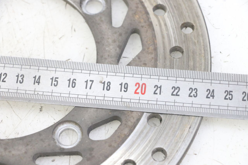 photo de TARCZA HAMULCOWA TYLNA HONDA FORZA ABS 300 (2013 - 2017) - Zoom stanu zużycia