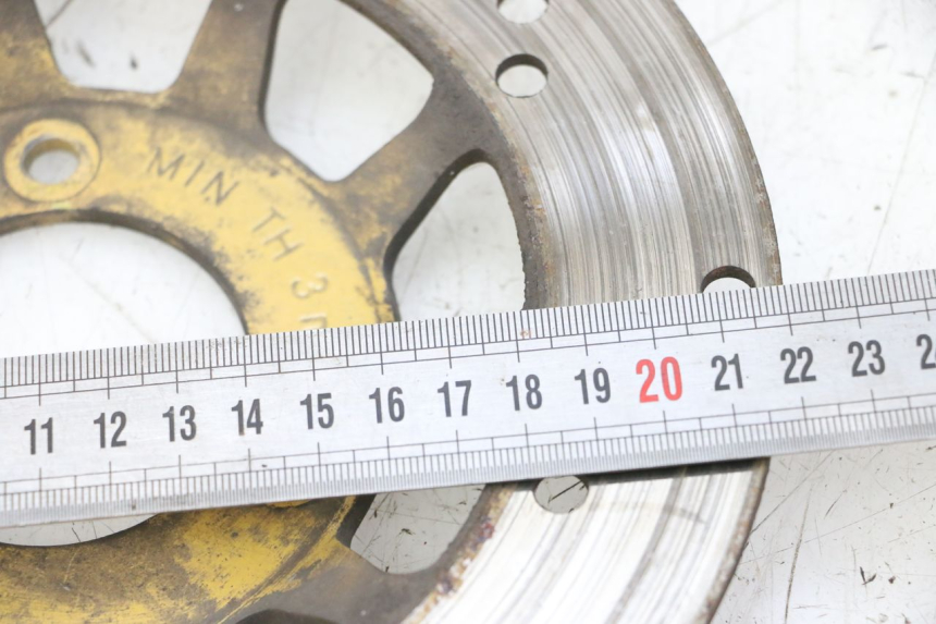 photo de TARCZA HAMULCOWA TYLNA HONDA NSR R 125 (1994 - 2003) - Zoom stanu zużycia