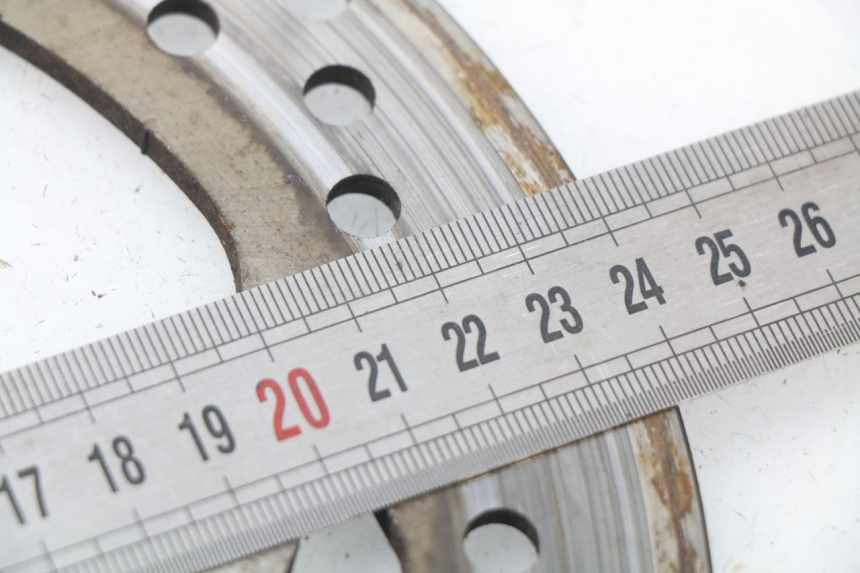 photo de TARCZA HAMULCOWA TYLNA YAMAHA X-MAX XMAX 125 (2010 - 2013) - Zoom stanu zużycia