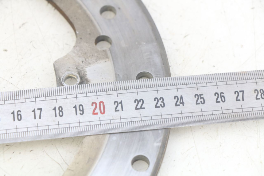 photo de TARCZA HAMULCOWA TYLNA PIAGGIO XEVO - X EVO 125 (2007 - 2017) - Zoom stanu zużycia