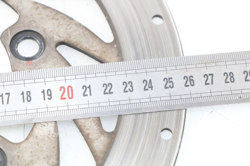 photo de PRZEDNI TARCZ HAMULCOWY KYMCO AGILITY CITY 4T 50 (2008 - 2016) - Zoom stanu zużycia