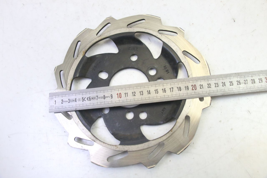 photo de PRZEDNI TARCZ HAMULCOWY SYM CROX 4T 50 (2016 - 2023) - Zoom stanu zużycia