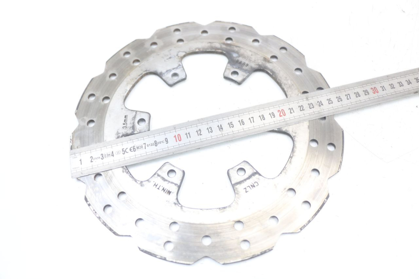 photo de PRZEDNI PRAWY TARCZA HAMULCOWA PIAGGIO MP3 HPE 350 (2018 - 2020) - Zoom stanu zużycia