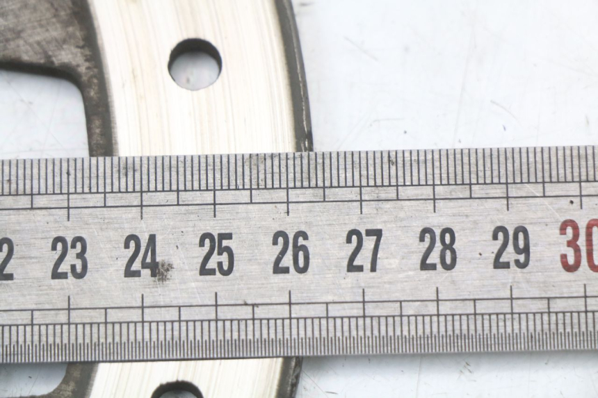 photo de TARCZA HAMULCOWA PRZEDNIA PEUGEOT GEOPOLIS RS 125 (2007 - 2009) - Zoom stanu zużycia