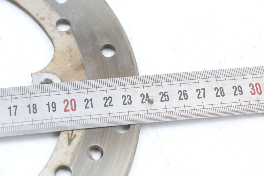 photo de TARCZA HAMULCOWA PRZEDNIA PIAGGIO LIBERTY 4T 50 (2018 - 2021) - Zoom stanu zużycia