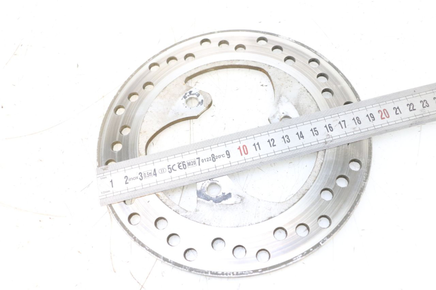 photo de DISQUE FREIN AVANT YAMAHA NEOS NEO'S 4T 50 (2008 - 2016) - Zoom stanu zużycia