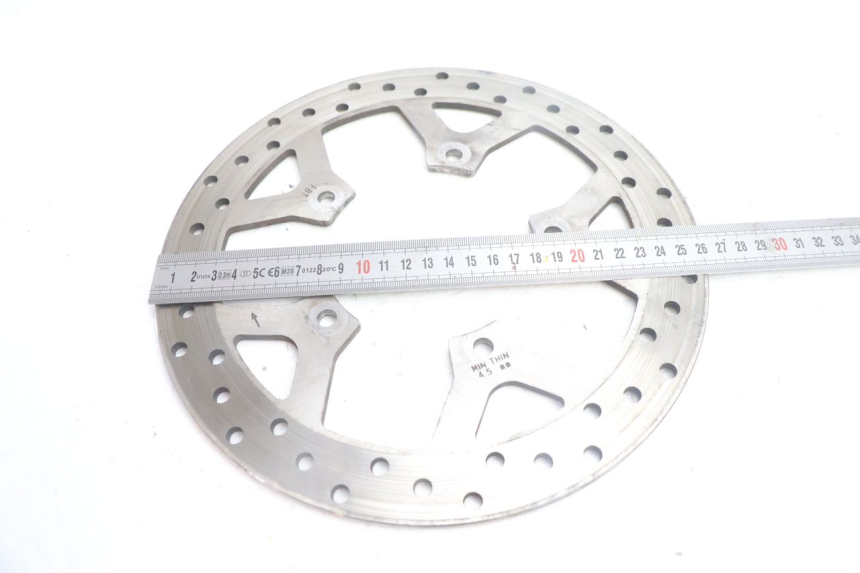 photo de PRZEDNI TARCZA HAMULCOWA PEUGEOT SATELIS 125 (2006 - 2009) - Zoom stanu zużycia