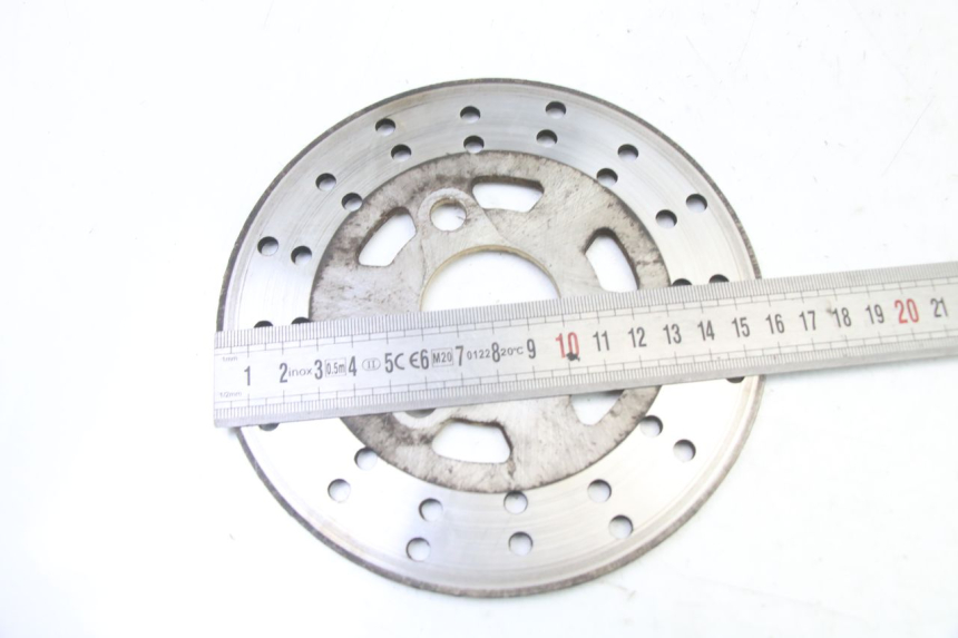 photo de PRZEDNI TARCZ HAMULCOWY PEUGEOT V-CLIC VCLIC 50 (2007 - 2013) - Zoom stanu zużycia