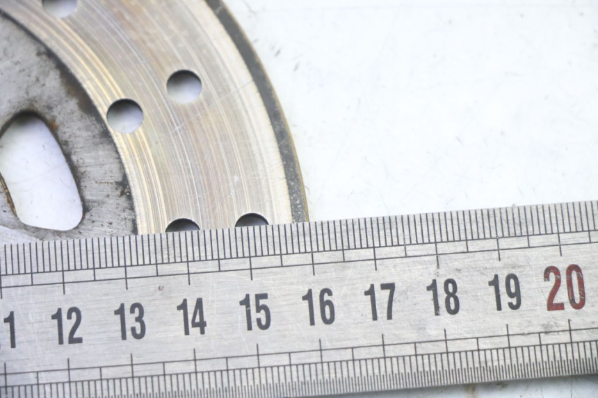 photo de PRZEDNI TARCZ HAMULCOWY PEUGEOT V-CLIC VCLIC 50 (2007 - 2013) - Inny kąt widzenia