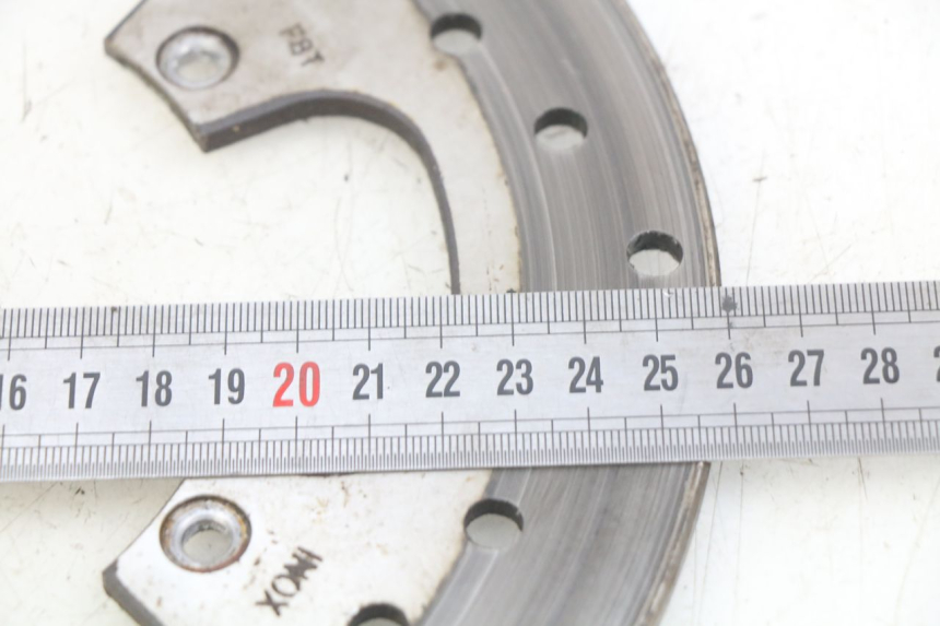 photo de TARCZA HAMULCOWA PRZEDNIA PIAGGIO XEVO - X EVO 125 (2007 - 2017) - Zoom stanu zużycia