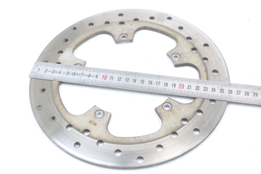 photo de TARCZA HAMULCOWA PRZEDNIA PIAGGIO XEVO - X EVO 125 (2007 - 2017) - Zoom stanu zużycia