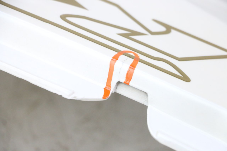 photo de PRAWY TYLNY BOK HONDA CBR RR FIREBLADE 900 (1992 - 1994) - Zbliżenie komponentów