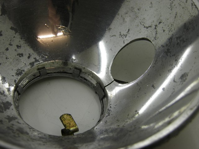 photo de Tylna część reflektora PIAGGIO VESPA PX 125 (1997 - 2007) - Zoom stanu zużycia