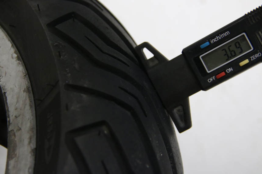 photo de OBRĘCZ TYLNA PEUGEOT SATELIS COMPRESSOR K15 125 (2006 - 2009) - Zoom stanu zużycia