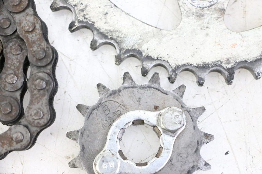 photo de ZESTAW ŁAŃCUCHA KIDEN KD125-G 125 (2018 - 2022) - Zoom stanu zużycia