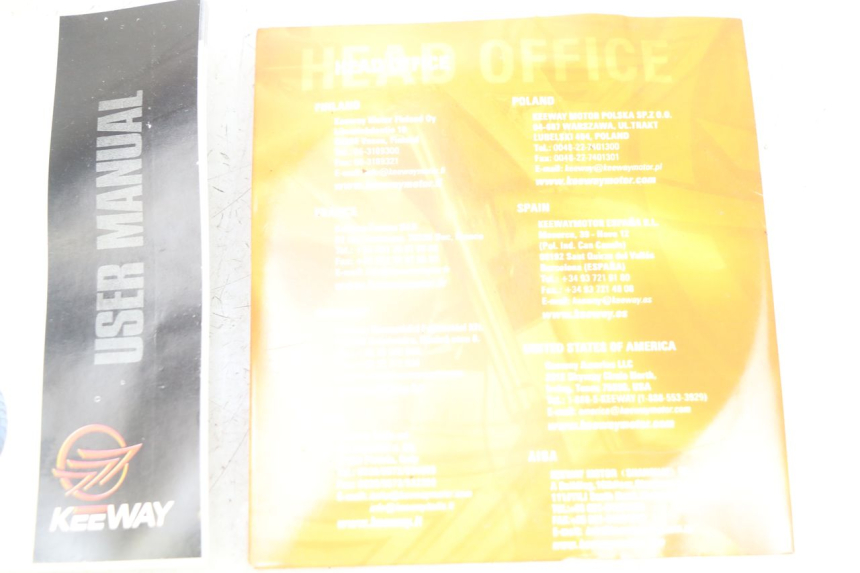 photo de INSTRUKCJA OBSŁUGI KEEWAY F-ACT FACT 50 (2006 - 2011) - Widok ogólny