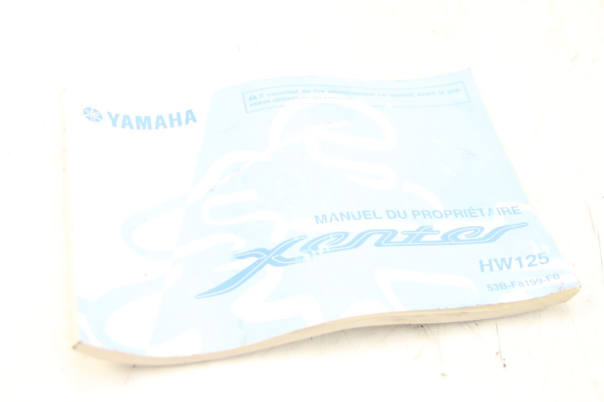photo de INSTRUKCJA OBSŁUGI YAMAHA HW XENTER 125 (2011 - 2017) - Inny kąt widzenia