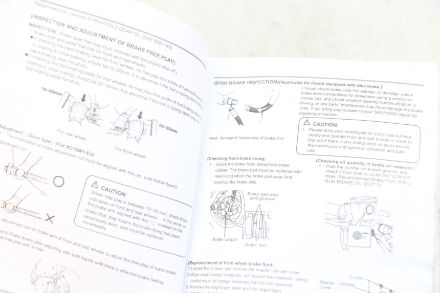 photo de INSTRUKCJA OBSŁUGI SYM JET 14 4T 50 (2018 - 2022) - Inny kąt widzenia