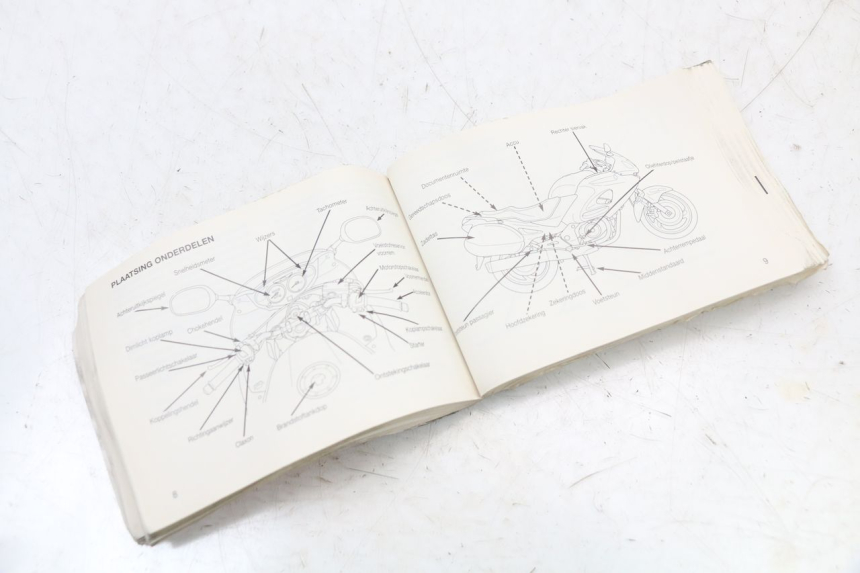 photo de INSTRUKCJA OBSŁUGI HONDA NTV DEAUVILLE 650 (1998 - 2001) - Zoom stanu zużycia