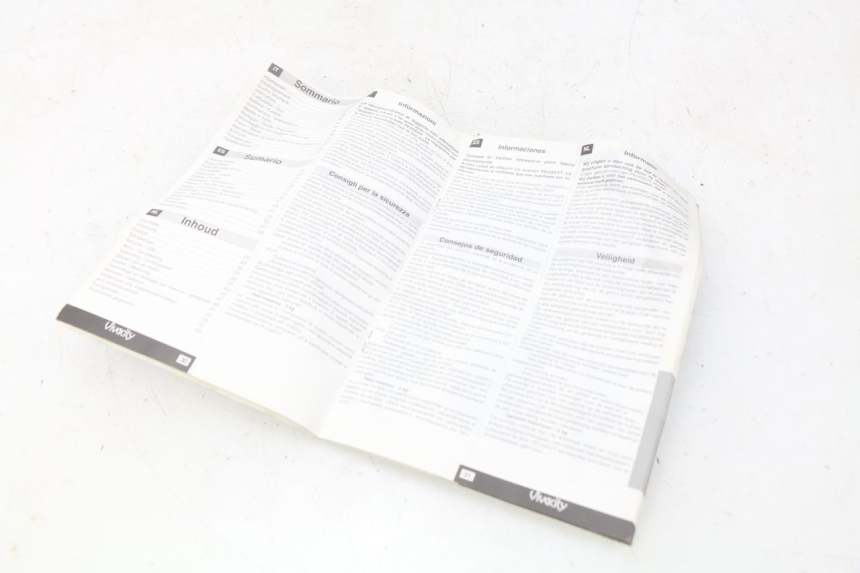 photo de INSTRUKCJA OBSŁUGI PEUGEOT VIVACITY 50 (1998 - 2003) - Punkty mocowania