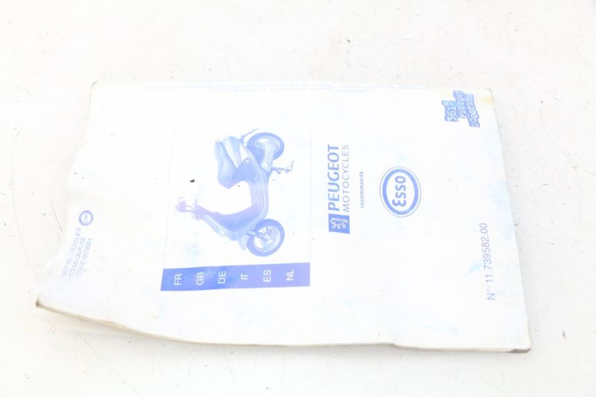 photo de INSTRUKCJA OBSŁUGI PEUGEOT VIVACITY 50 (1998 - 2003) - Stan powierzchni