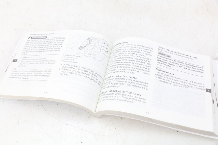 photo de INSTRUKCJA OBSŁUGI YAMAHA YFM R RAPTOR 90 (2017 - 2023) - Zoom stanu zużycia