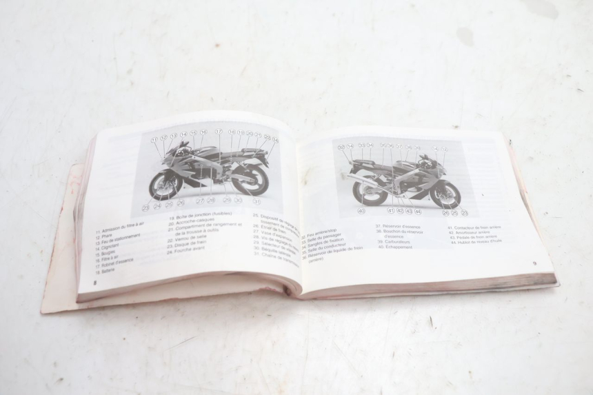 photo de INSTRUKCJA OBSŁUGI KAWASAKI ZX-6R ZX6R 600 (2000 - 2002) - Widok ogólny