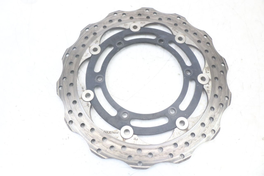 photo de ZESTAW PRZEDNICH TARCZ HAMULCOWYCH YAMAHA TDM ABS 900 (2002 - 2014) - Zoom stanu zużycia