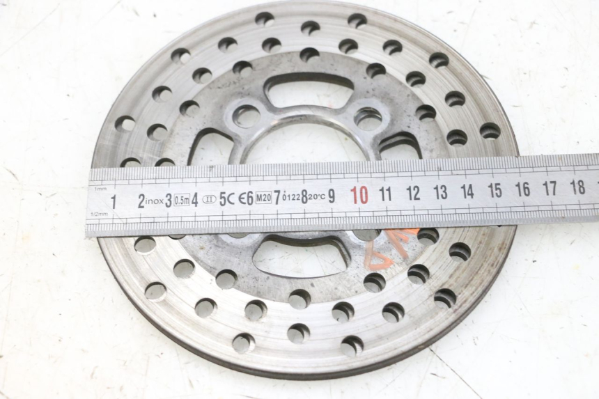 photo de ZESTAW PRZEDNICH TARCZ HAMULCOWYCH YAMAHA YFM R RAPTOR 250 (2008 - 2014) - Zoom stanu zużycia