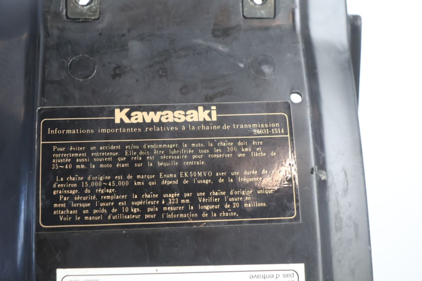 photo de PRZEJŚCIE KOŁA TYLNEGO KAWASAKI GPX F ZX750F 750 (1986 - 1990) - Stan powierzchni