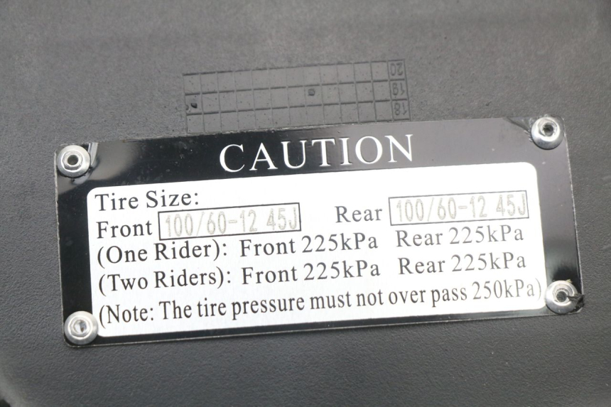 photo de SIEDZENIE JM MOTORS EVOLIS 4T 50 (2018 - 2022) - Szczegół części